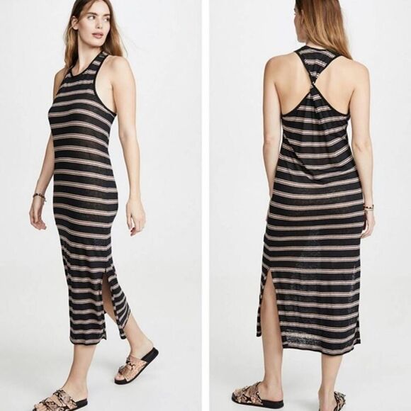 Joie Dresses & Skirts - Joie Brellen Twist Back Linen Tank Dress size small